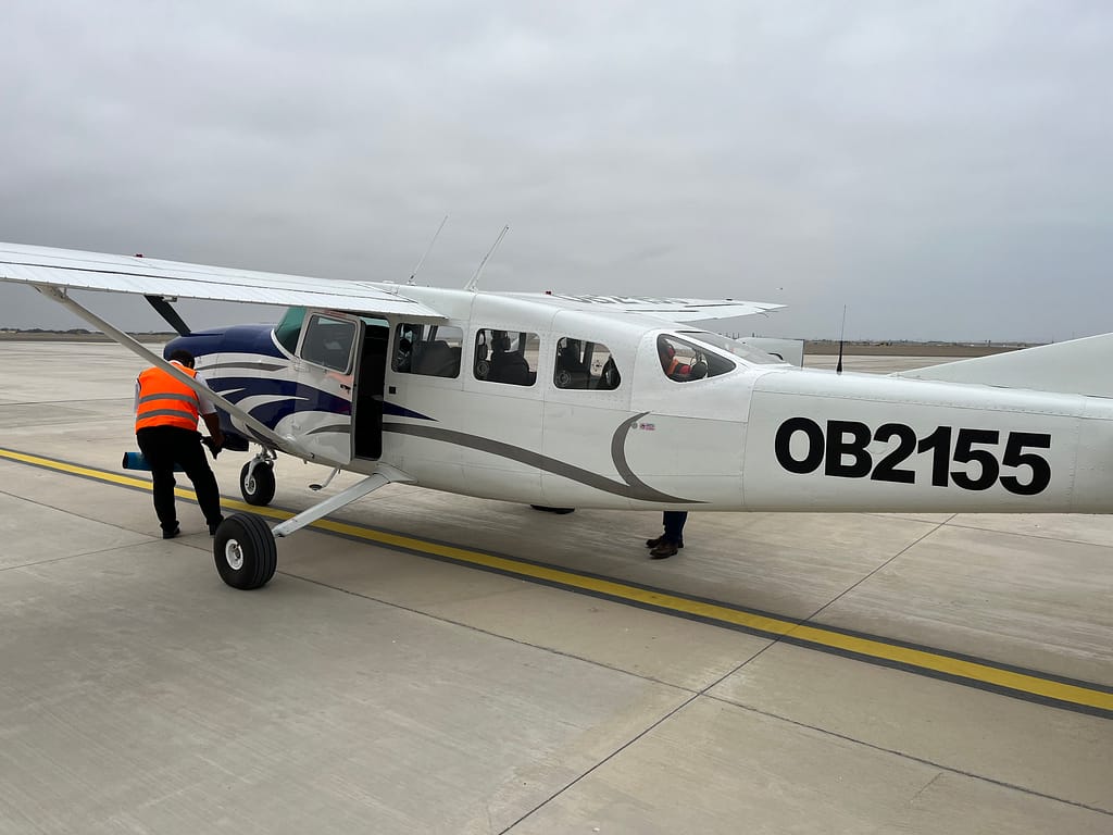 Nazca Lines airplane