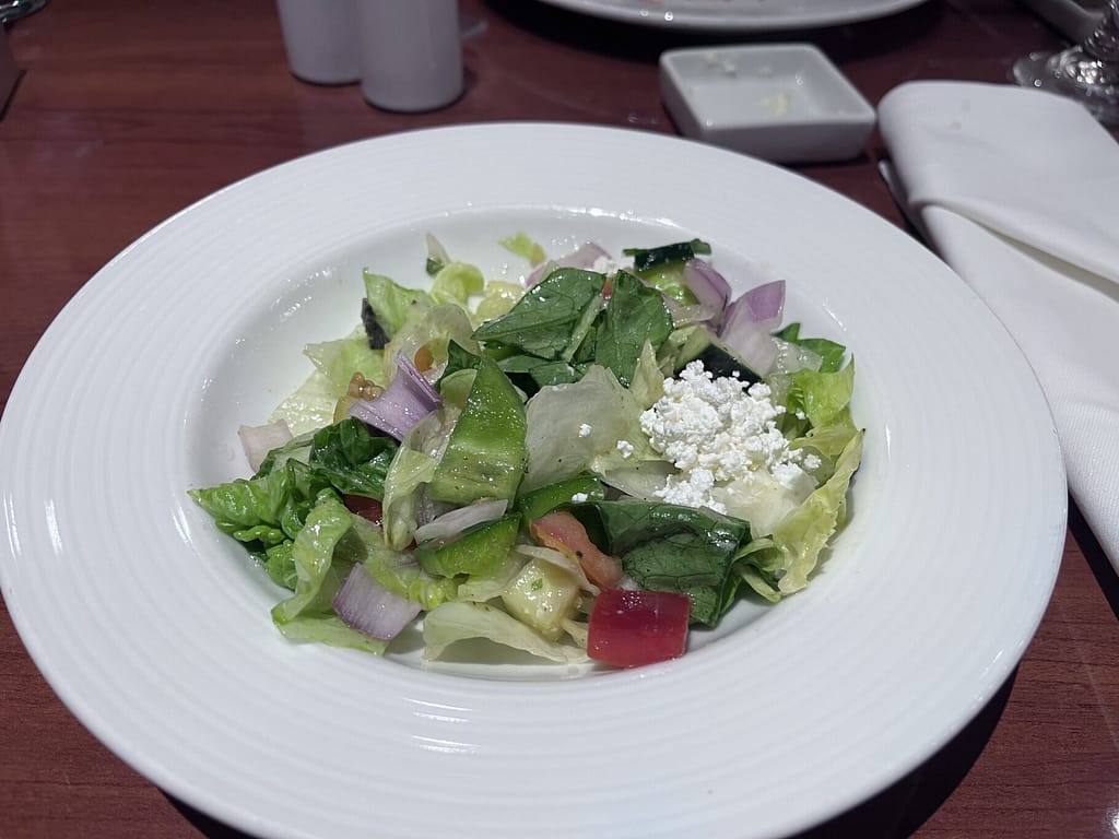Greek Salad on Carnival Legend