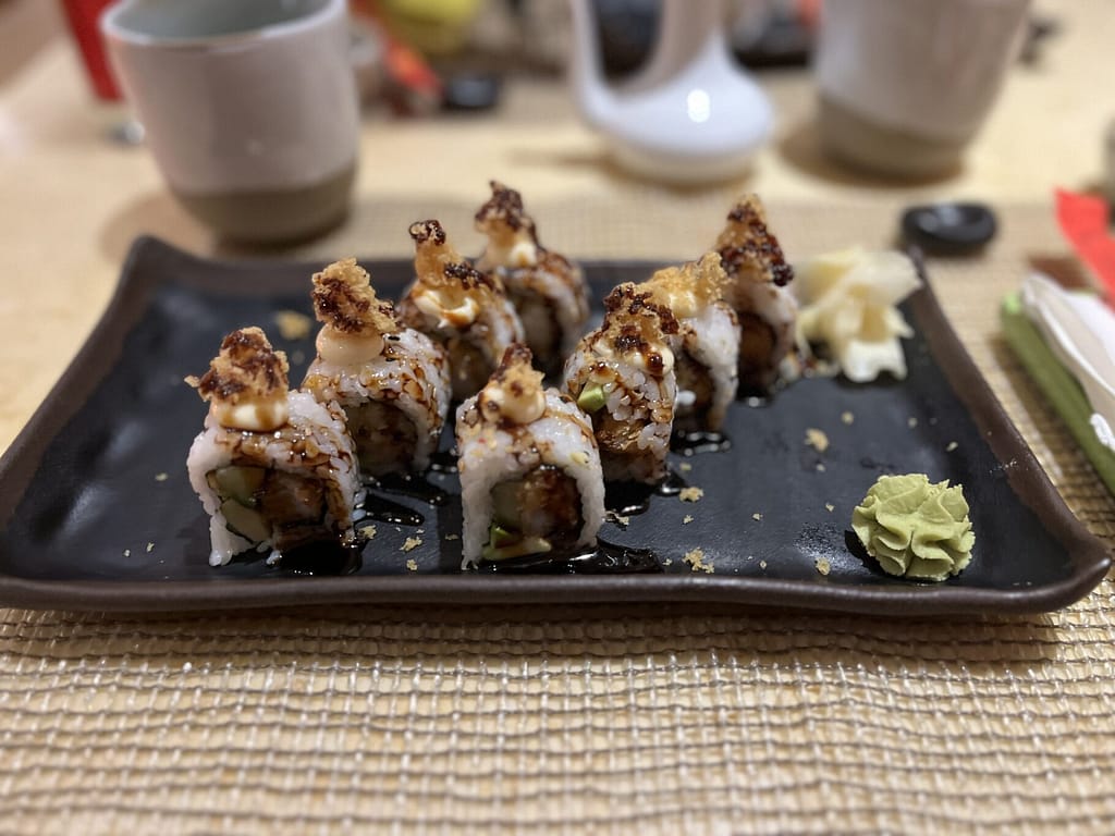 Sushi Roll from Bonsai Sushi on Carnival Legend