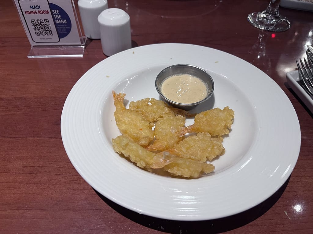 Fried Shrimp on Carnival Legend