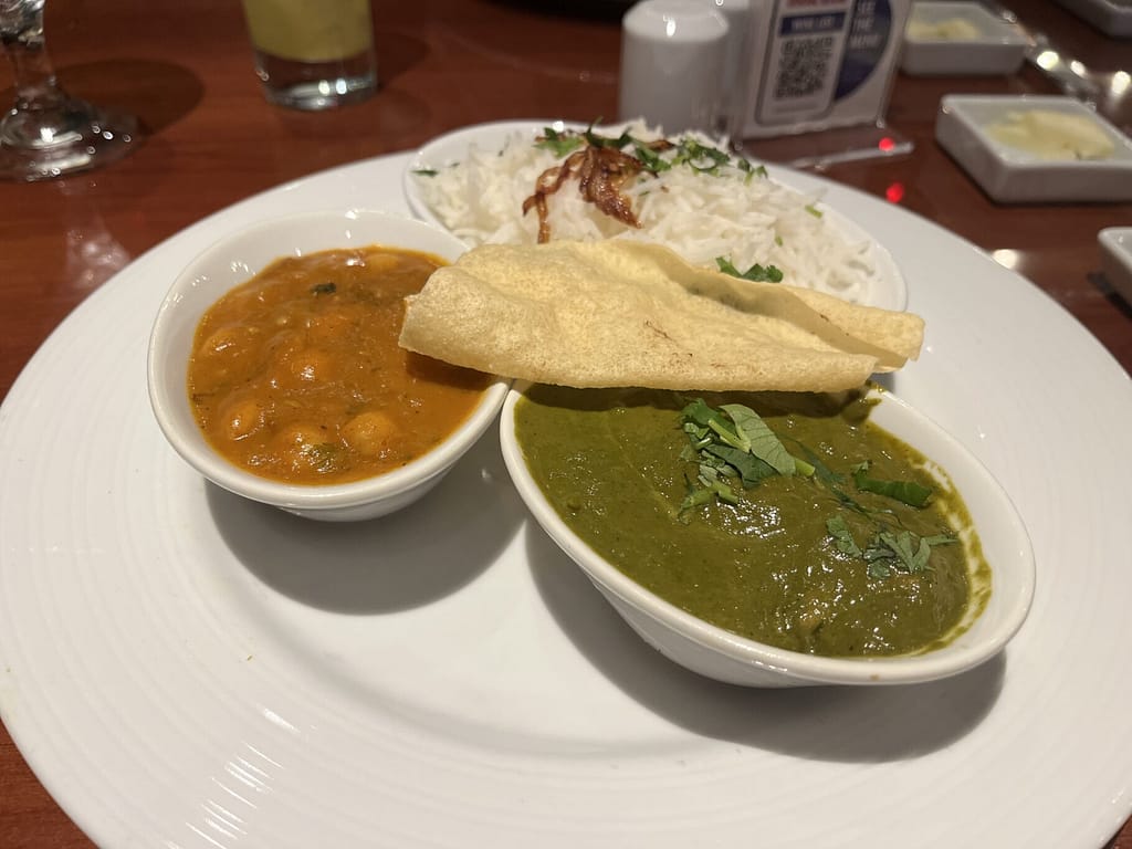 Indian Entree on Carnival Legend