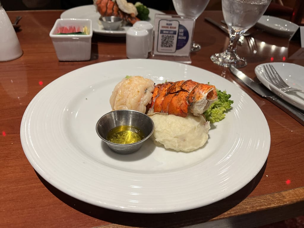 Lobster Tail on Carnival Legend