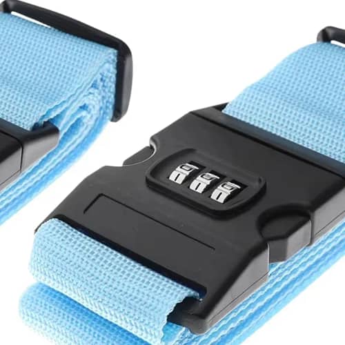Set of 2 Locking Luggage Straps