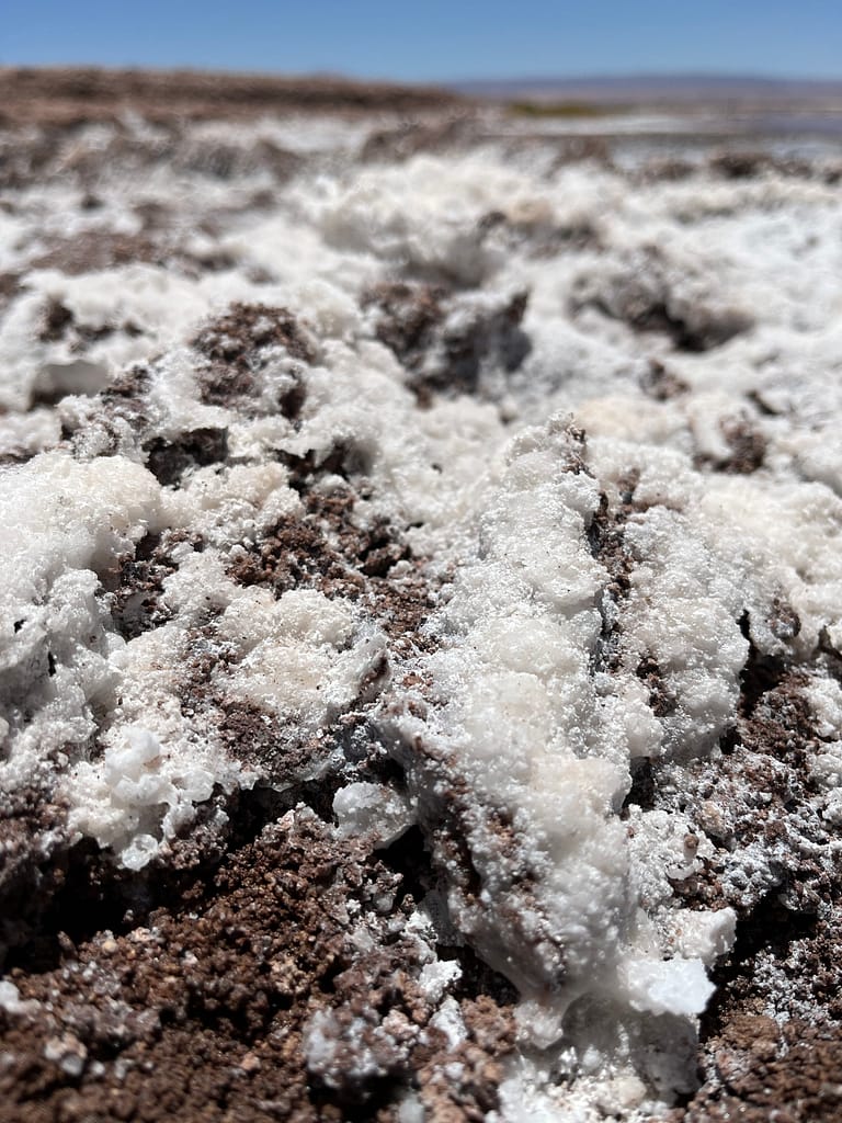 Salt Crust at Laguna Tebenquiche, Chile