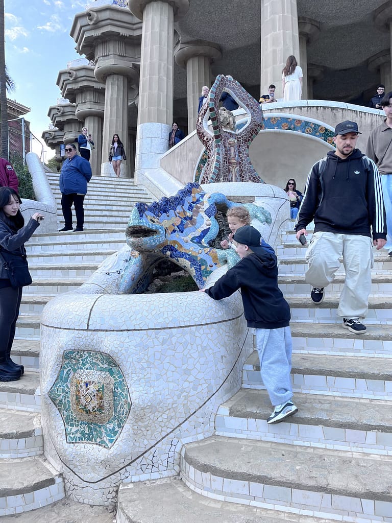 Park Güell In Barcelona, Spain