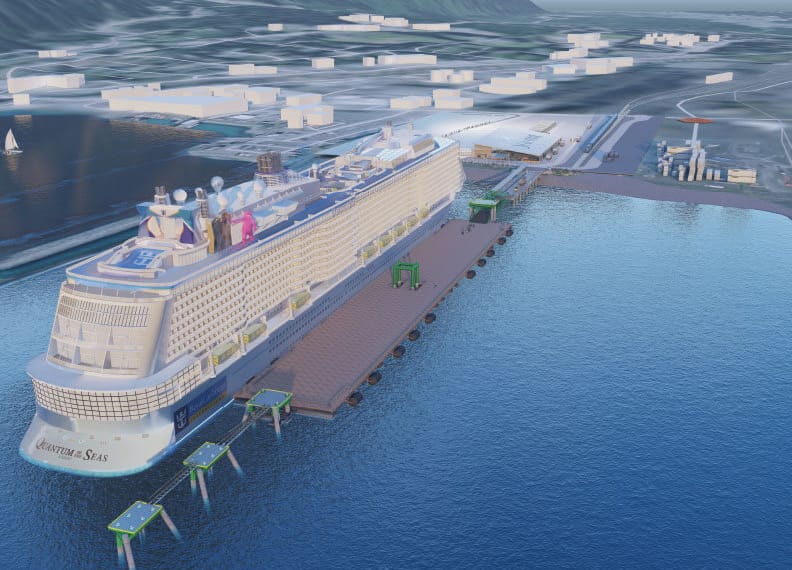 rendering of new Port of Tomorrow in Seward, AK, anticipated in 2026