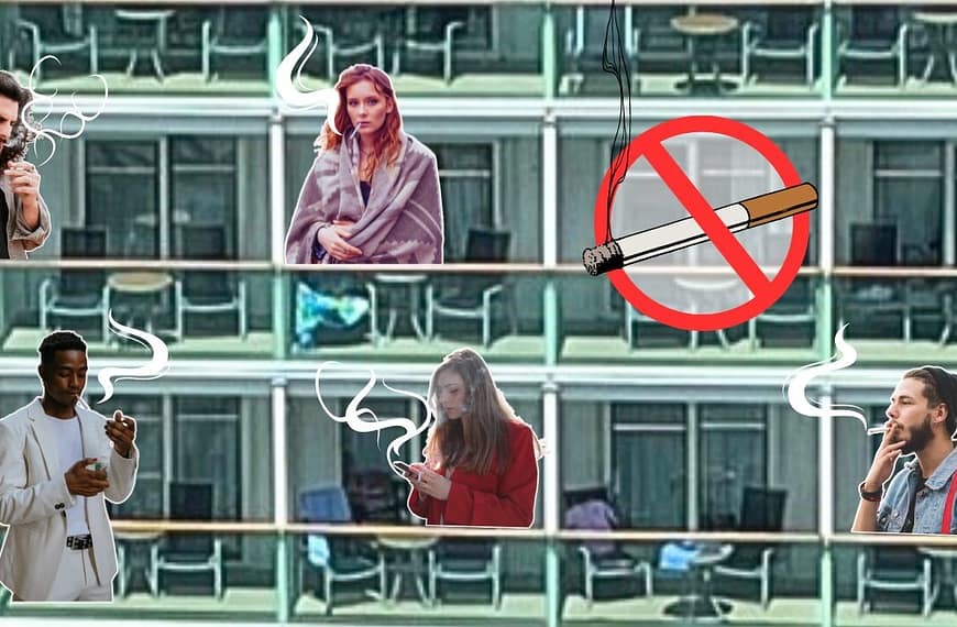 Can you smoke on a cruise ship?