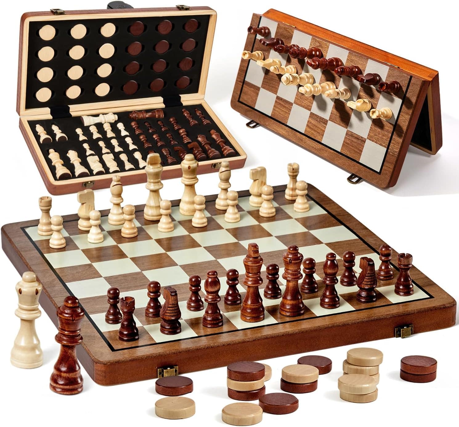 Foldable Chess / Checkers Set