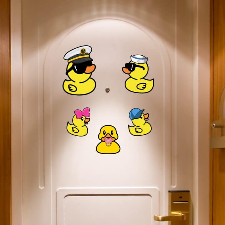 Cruise Duck Family Magnets